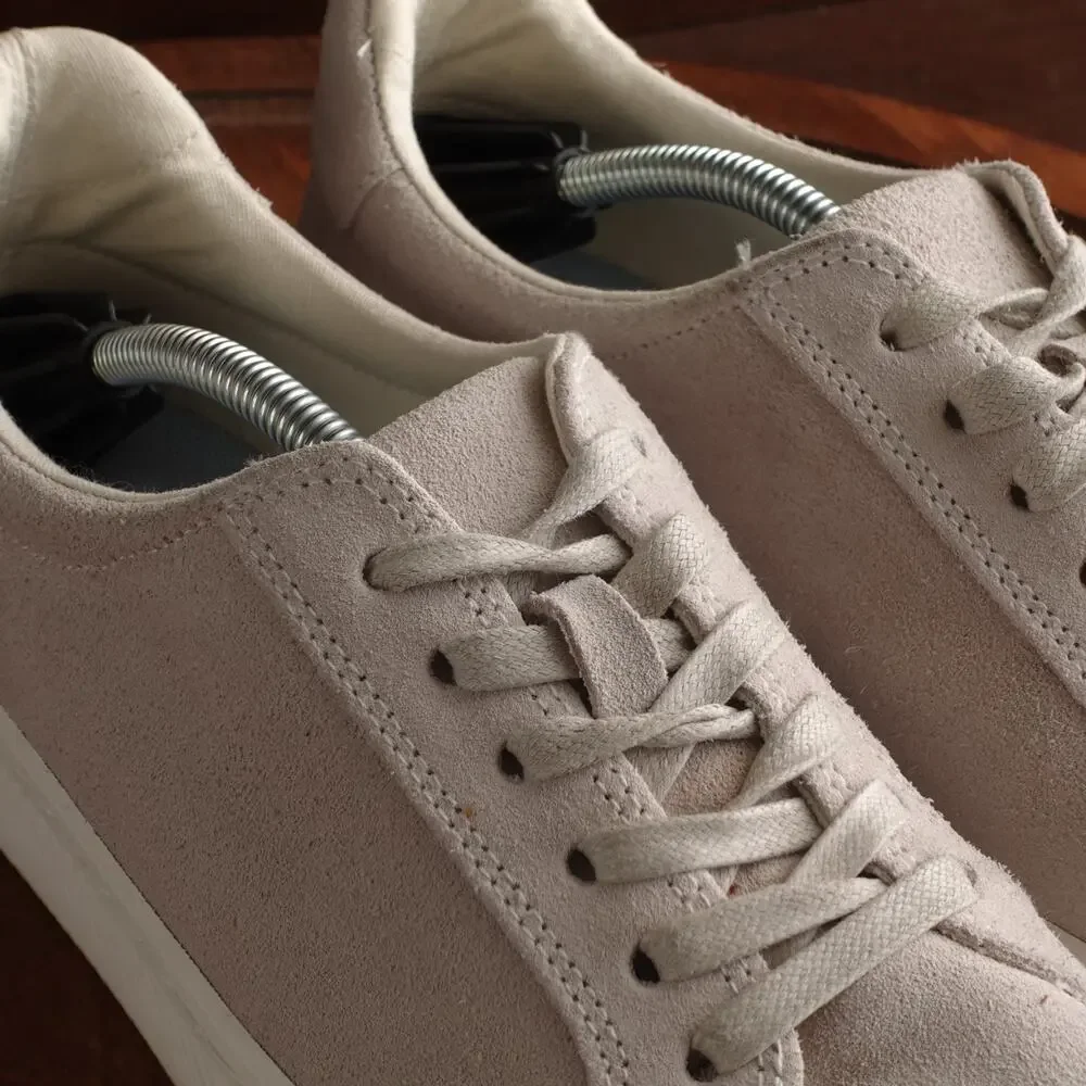 Quince Beige Suede Sneakers - Picture 7 of 15
